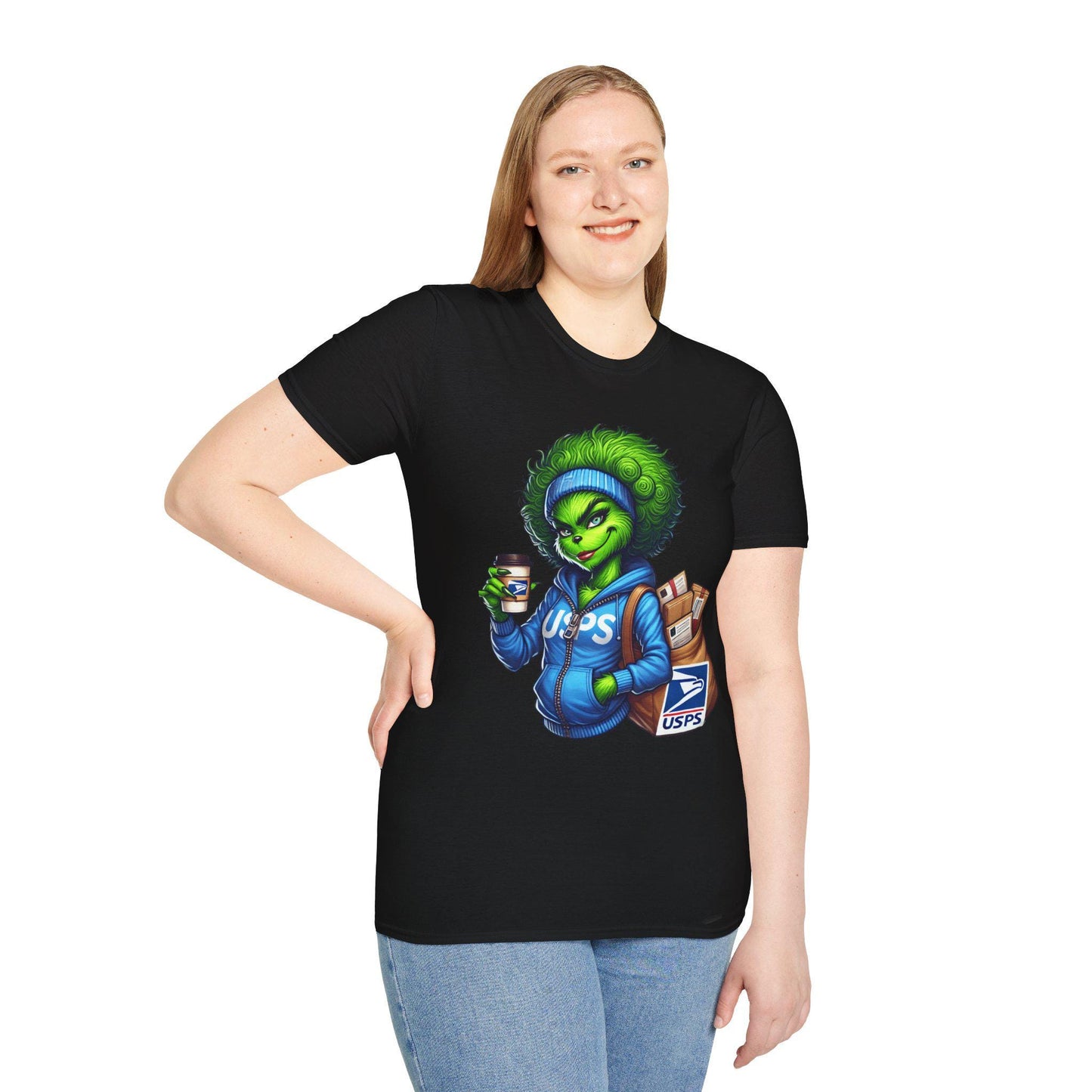 Alien USPS Delivery T-Shirt - Perfect for Post Office Workers, Funny Gift for Delivery Enthusiasts, Quirky Casual Wear, Unique Postal