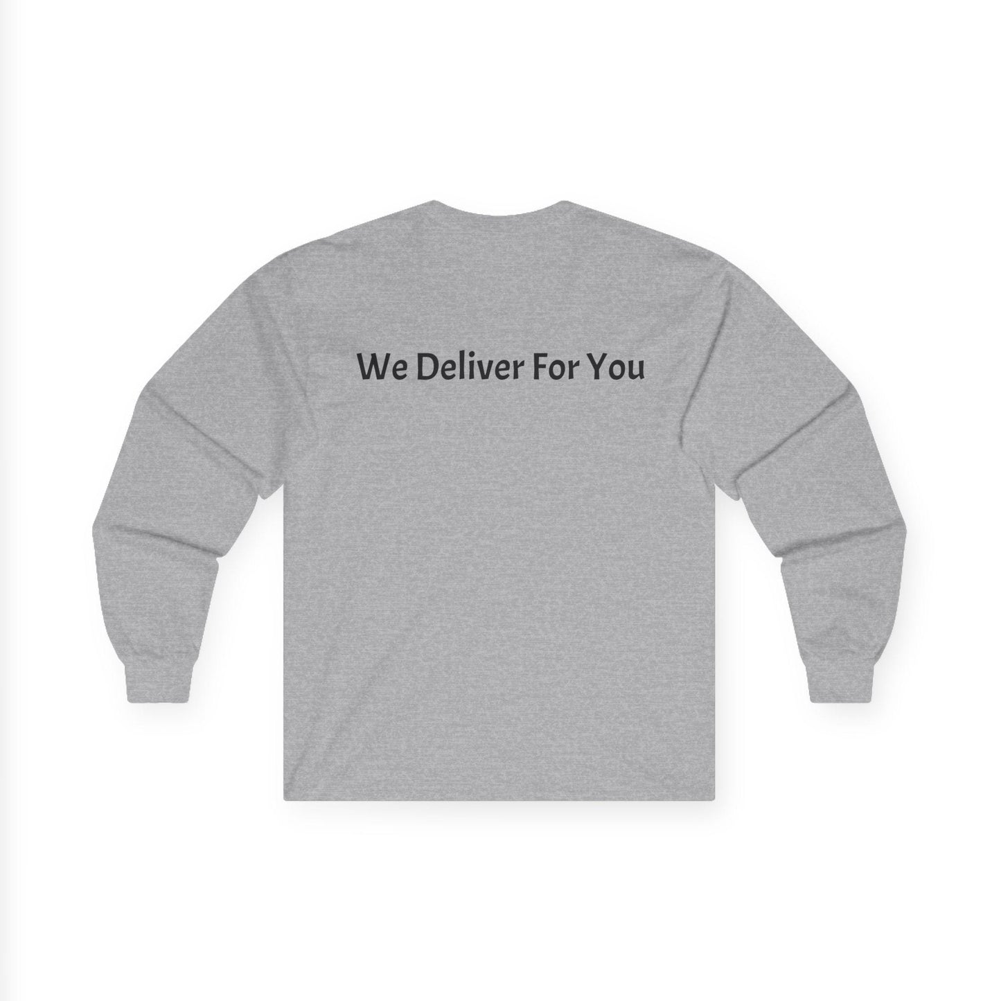 Alien USPS Delivery Long Sleeve Tee, Fun Gift for USPS Fans, Comfy Tee, Unisex Shirt for Mail Lovers, Office Humor Apparel, Unique
