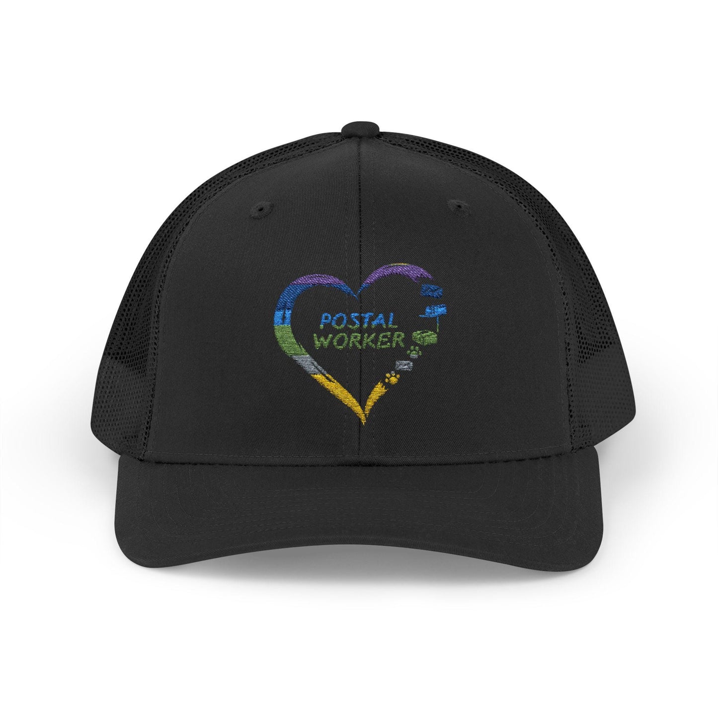 Pride Postal Worker Snapback Cap | Celebrate LGBTQ+ Community | Perfect Gift for Postal Workers, Casual Wear, Outdoor Activities, Festivals,