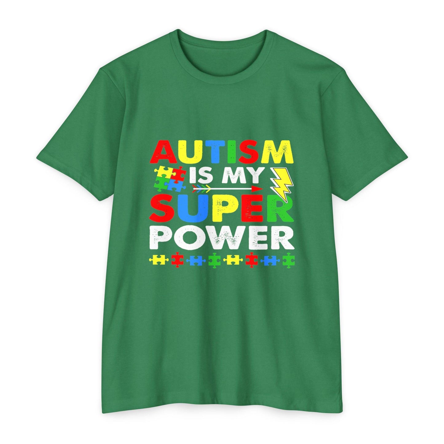 USPS Support Of Autism Awareness Superpower T-shirt, Unisex Jersey Tee for Advocates, Gifts for Special Needs Families, Autism Support