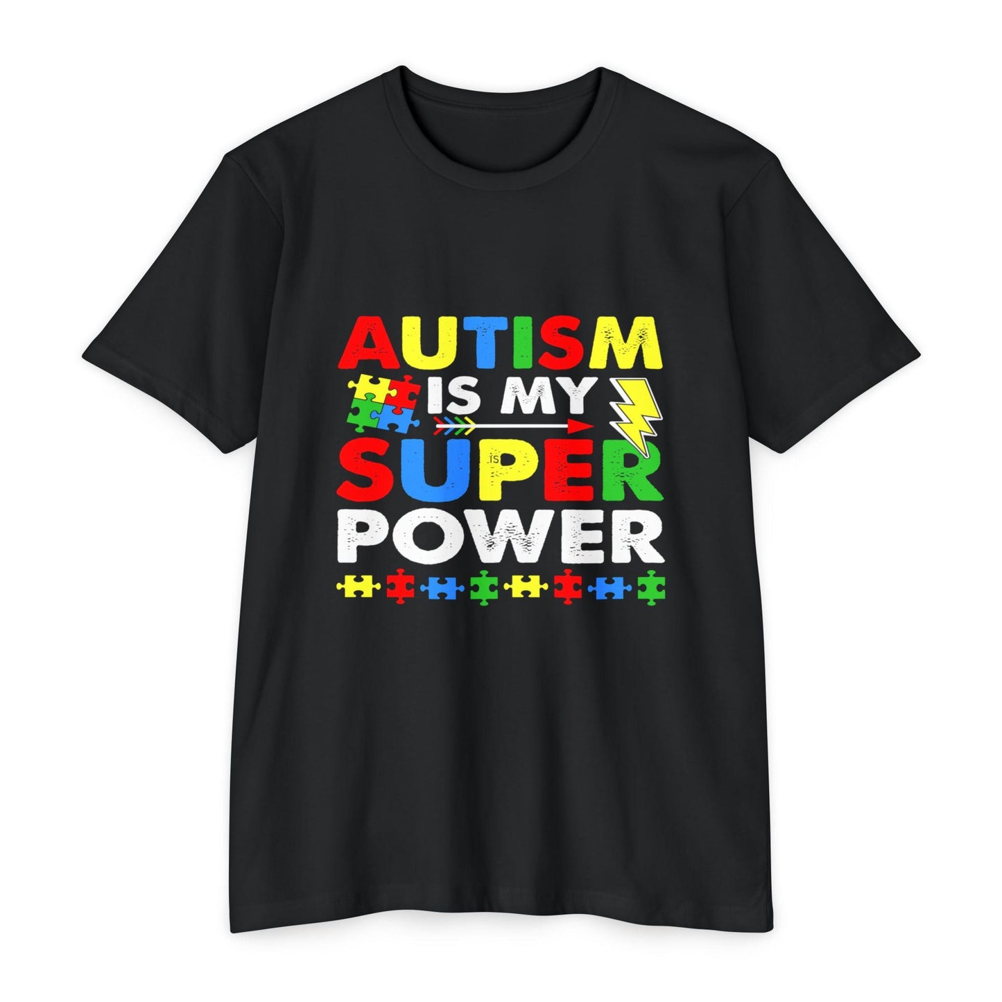 USPS Support Of Autism Awareness Superpower T-shirt, Unisex Jersey Tee for Advocates, Gifts for Special Needs Families, Autism Support