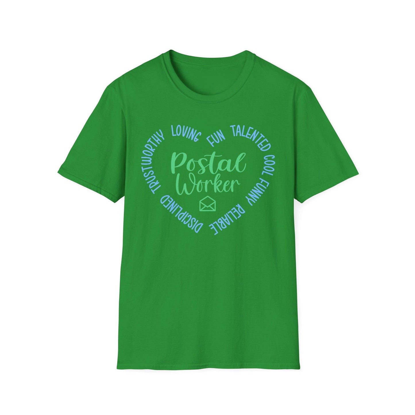 Postal Worker Appreciation T-Shirt, Softstyle Tee for Mail Carriers, Gift for Letter Deliverers, Holiday Apparel, Fun Postal Worker Shirt