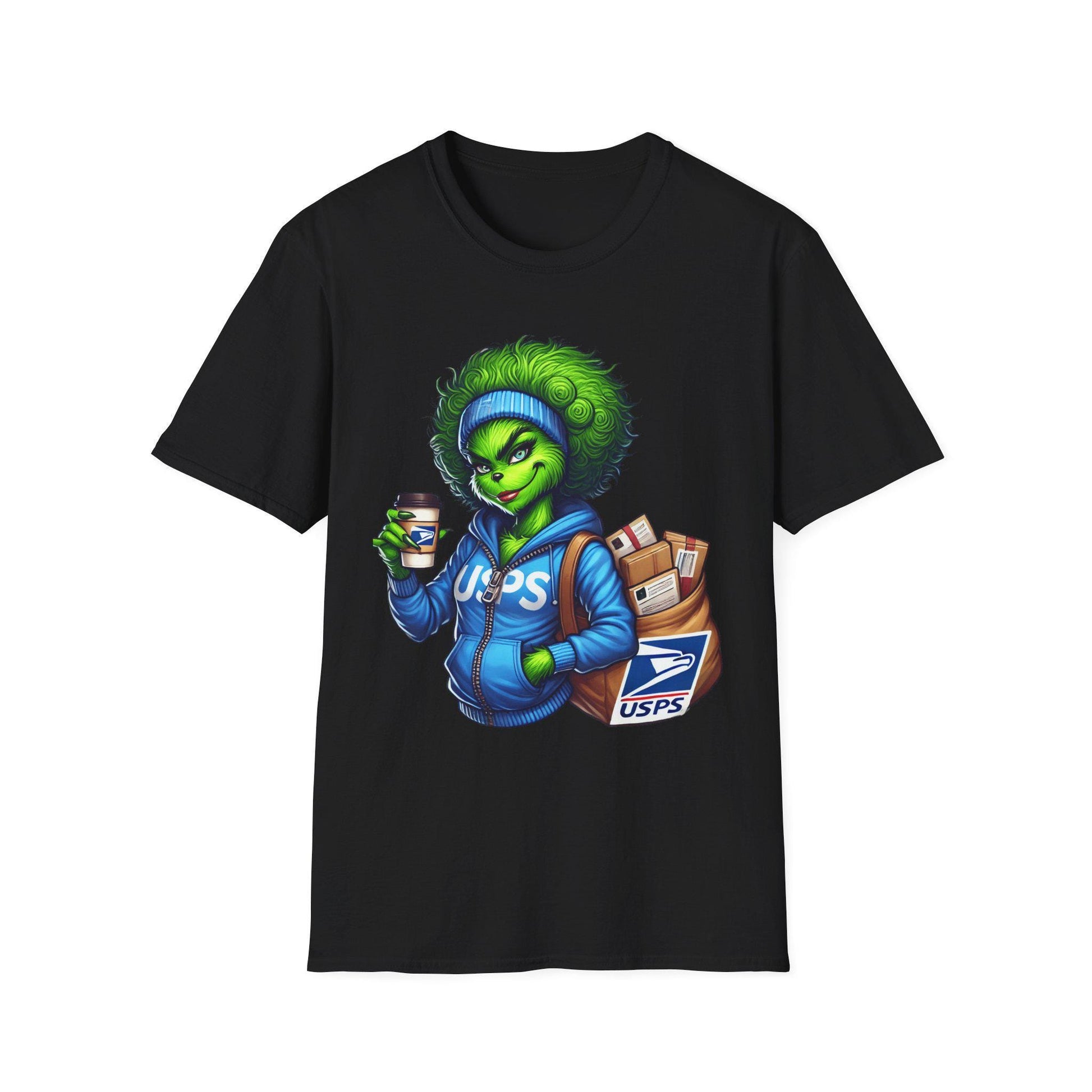 Alien USPS Delivery T-Shirt - Perfect for Post Office Workers, Funny Gift for Delivery Enthusiasts, Quirky Casual Wear, Unique Postal