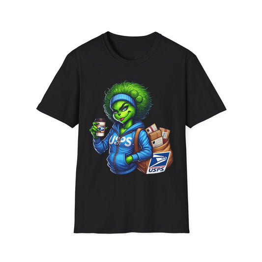Alien USPS Delivery T-Shirt - Perfect for Post Office Workers, Funny Gift for Delivery Enthusiasts, Quirky Casual Wear, Unique Postal