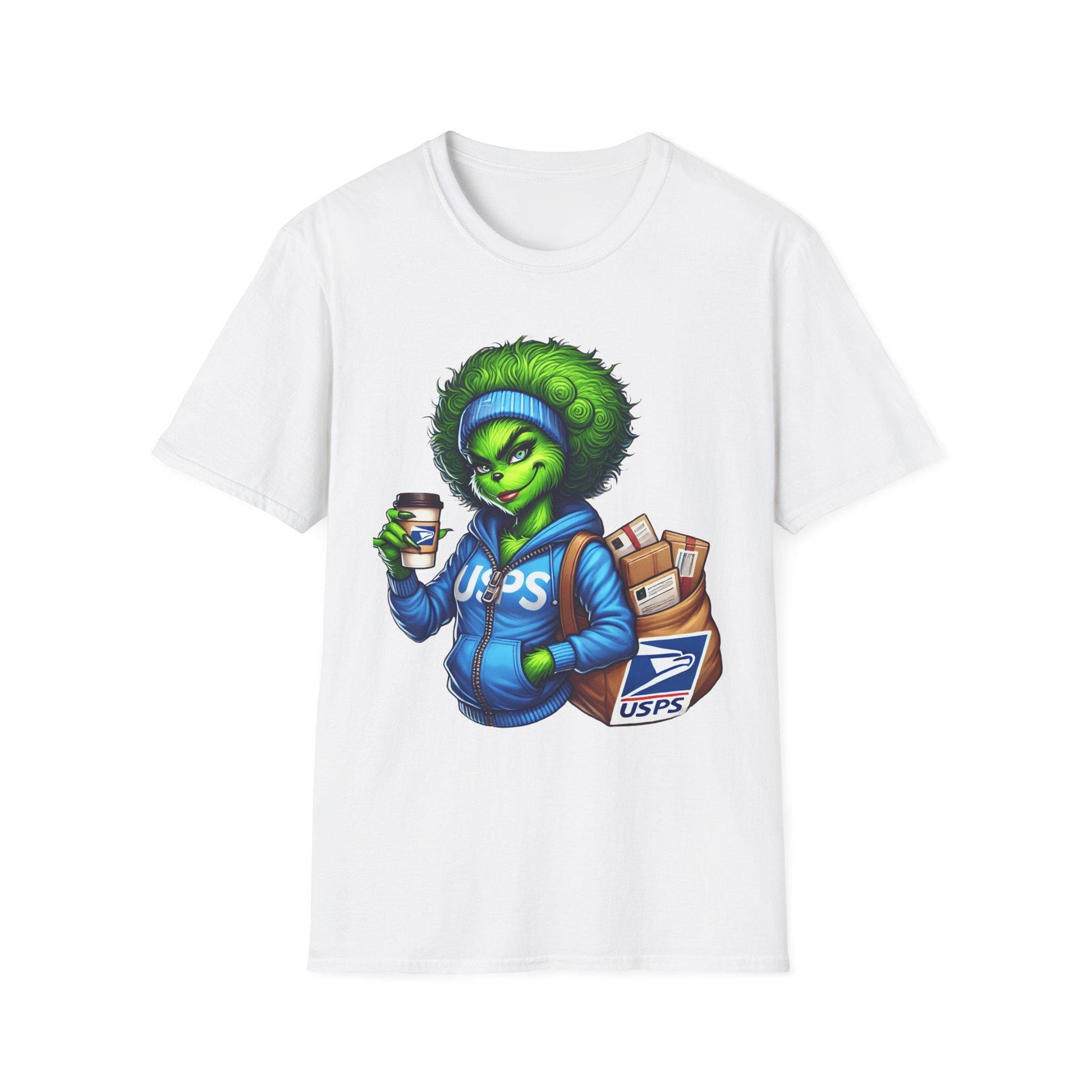 Alien USPS Delivery T-Shirt - Perfect for Post Office Workers, Funny Gift for Delivery Enthusiasts, Quirky Casual Wear, Unique Postal