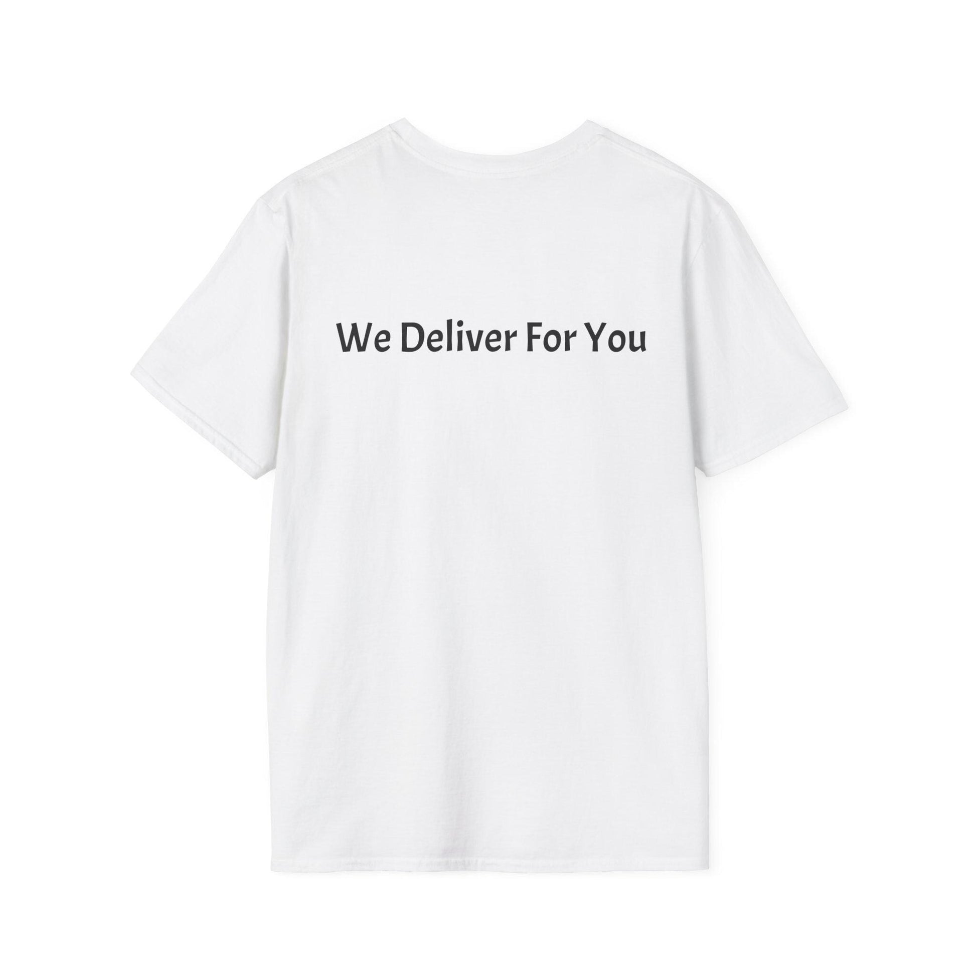 Funny Alien Delivery T-Shirt, USPS Gift for Mail Carriers, Unisex Softstyle Tee for Postal Workers, Comfy Graphic Shirt, Casual Wear
