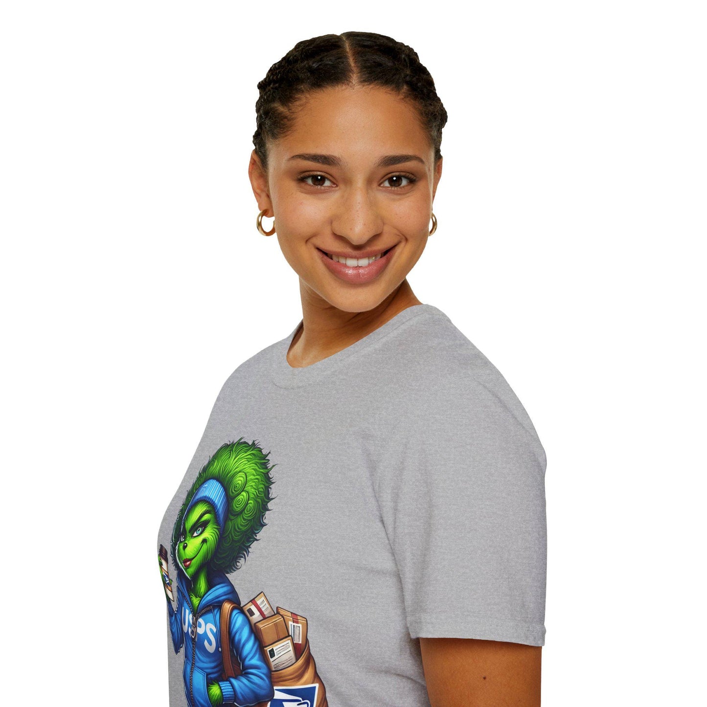 Alien USPS Delivery T-Shirt - Perfect for Post Office Workers, Funny Gift for Delivery Enthusiasts, Quirky Casual Wear, Unique Postal