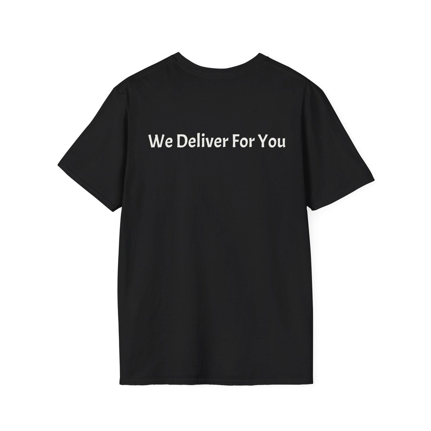 Funny Alien Delivery T-Shirt, USPS Gift for Mail Carriers, Unisex Softstyle Tee for Postal Workers, Comfy Graphic Shirt, Casual Wear