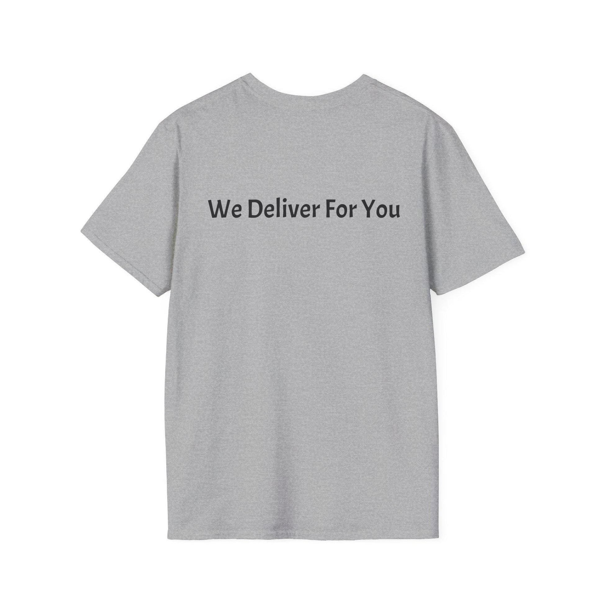 Funny Alien Delivery T-Shirt, USPS Gift for Mail Carriers, Unisex Softstyle Tee for Postal Workers, Comfy Graphic Shirt, Casual Wear