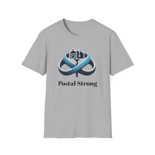 Postal Strong Unisex Softstyle T-Shirt, Postal Worker Gift, Delivery Appreciation Tee, Support Postal Staff, Unique Postal Service Shirt,