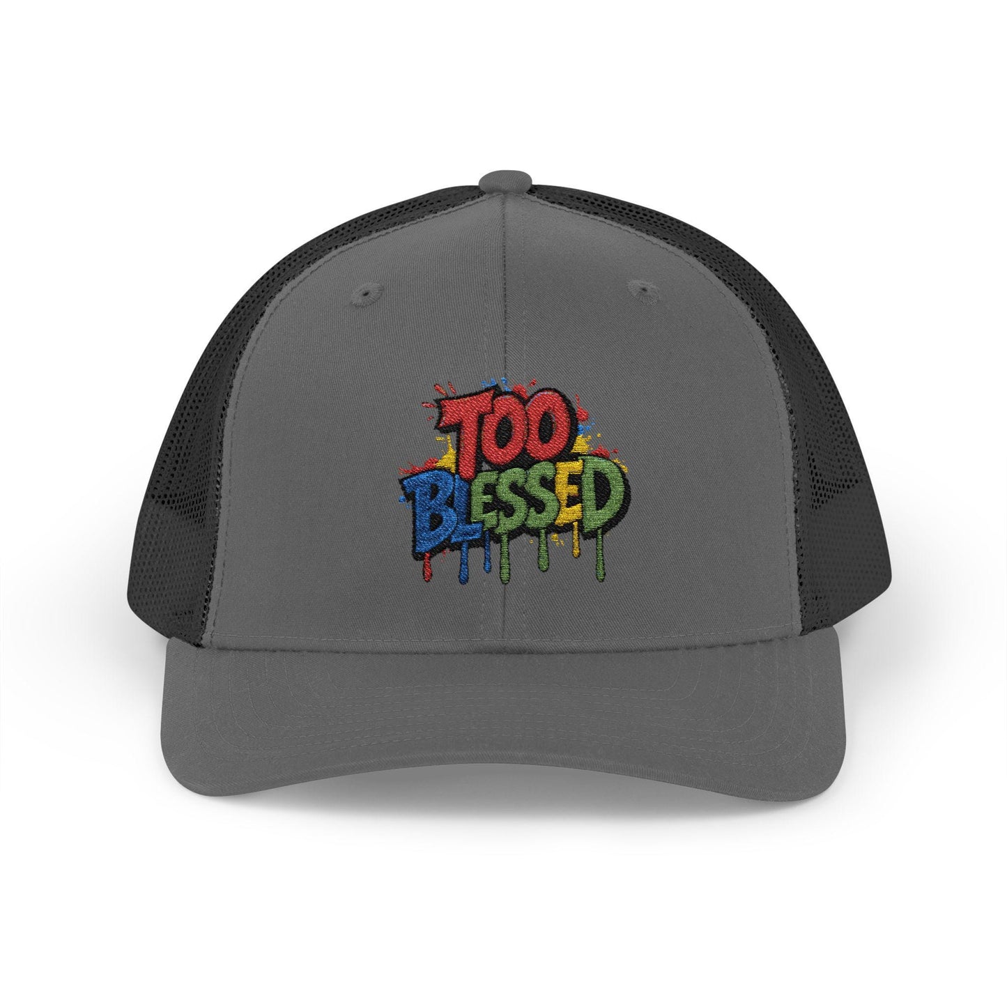 Too Blessed Snapback Trucker Cap, Trendy Hat, Faith-Inspired Fashion, Perfect for Gifting, Casual Wear, Summer Festivals