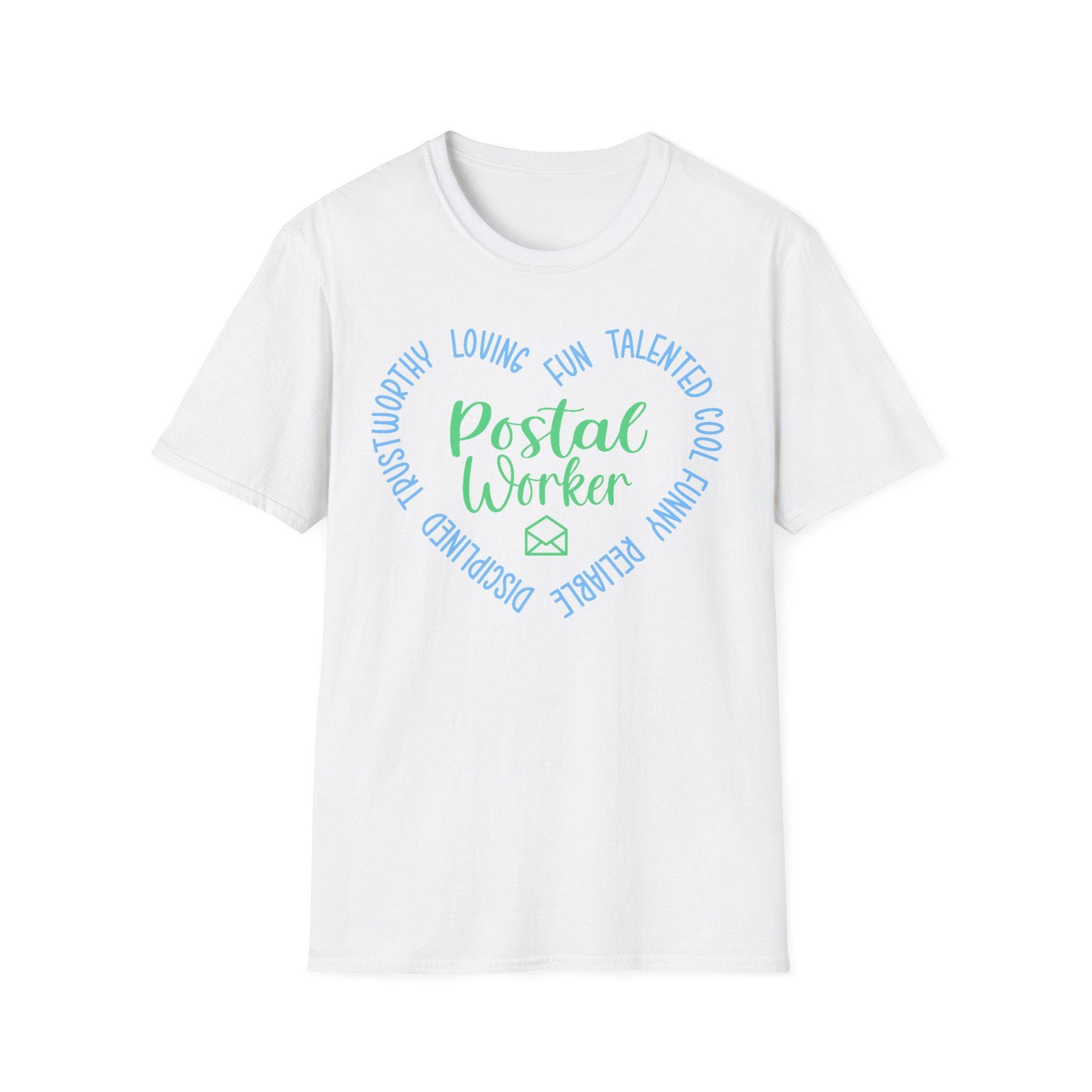 Postal Worker Appreciation T-Shirt, Softstyle Tee for Mail Carriers, Gift for Letter Deliverers, Holiday Apparel, Fun Postal Worker Shirt