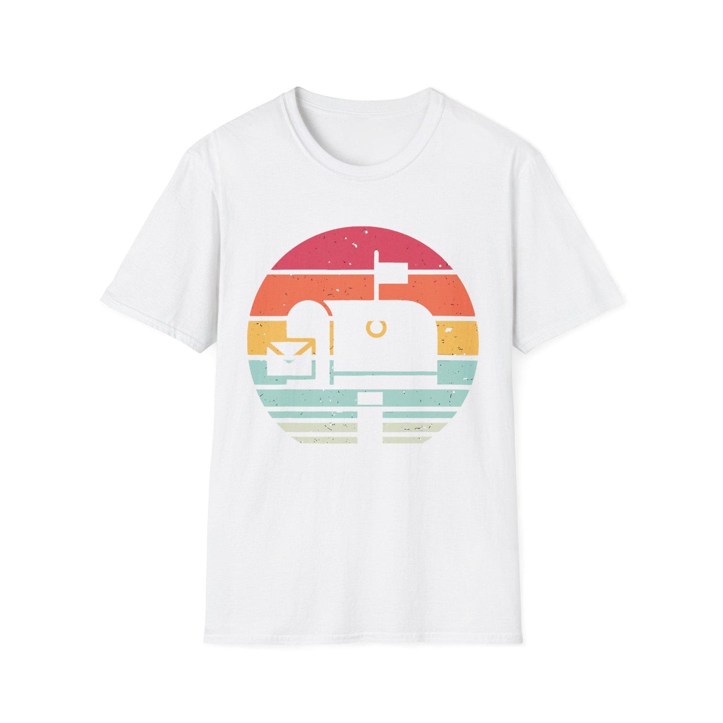 Vintage-Inspired Rural Carrier T-Shirt, Softstyle Tee, Perfect for Postal Workers, Gift for Mail Carriers, Casual Wear, Retro Vibe, Fun