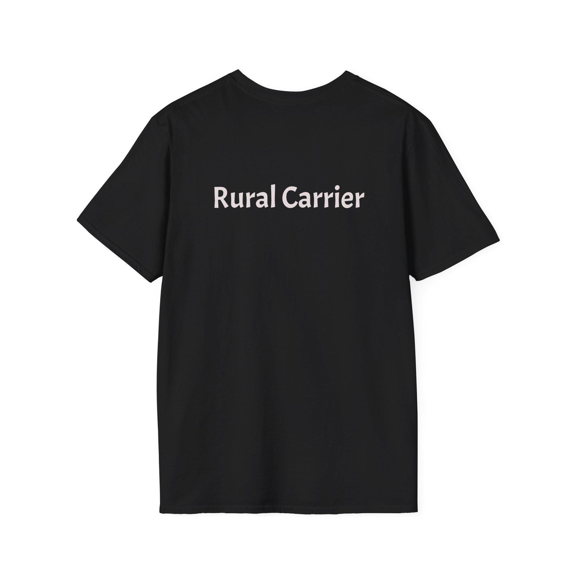 Vintage-Inspired Rural Carrier T-Shirt, Softstyle Tee, Perfect for Postal Workers, Gift for Mail Carriers, Casual Wear, Retro Vibe, Fun
