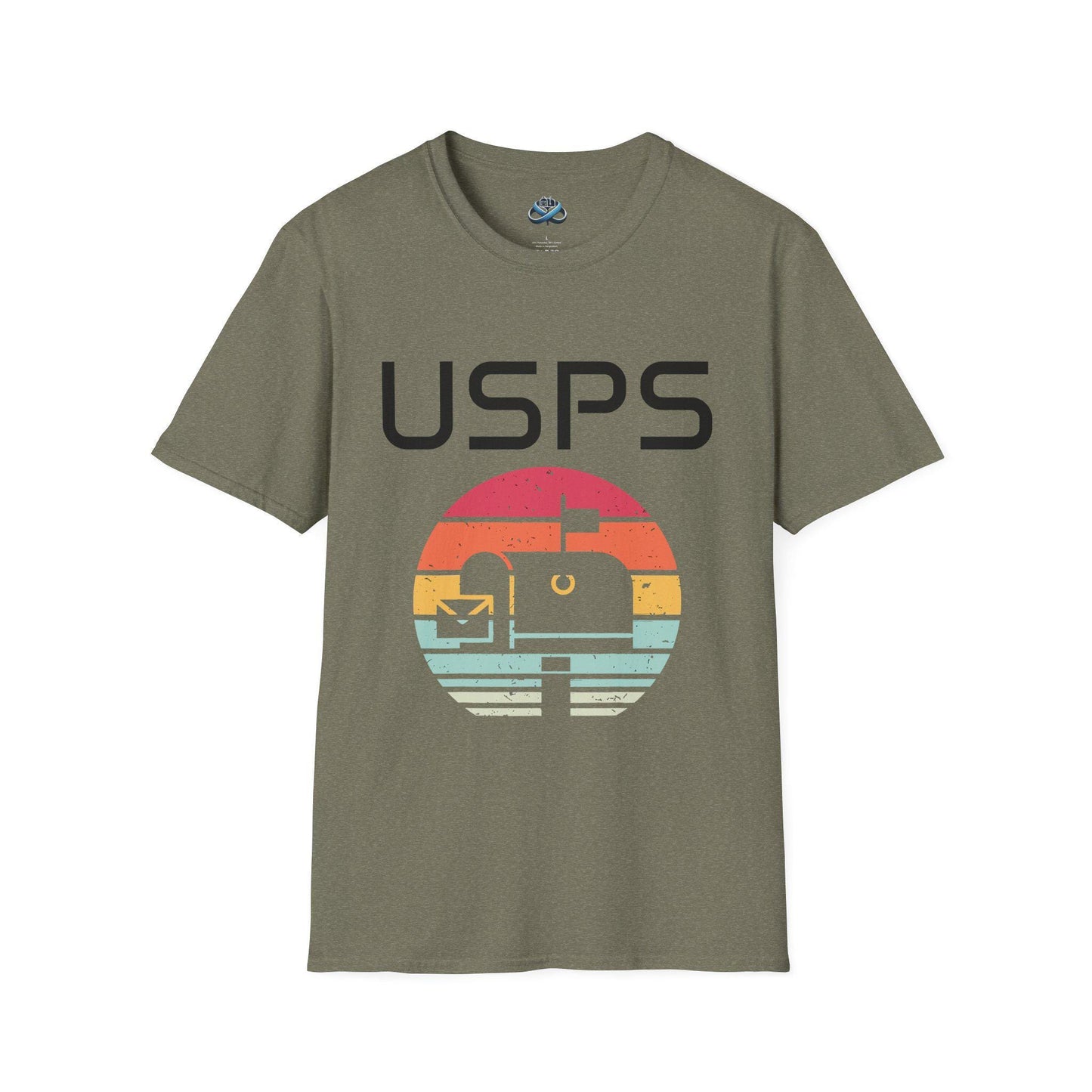 Vintage USPS Unisex Softstyle T-Shirt, Postal Service Shirt, Gift for Mail Carrier, Retro USPS Tee, Casual Outfits, Birthday Gift
