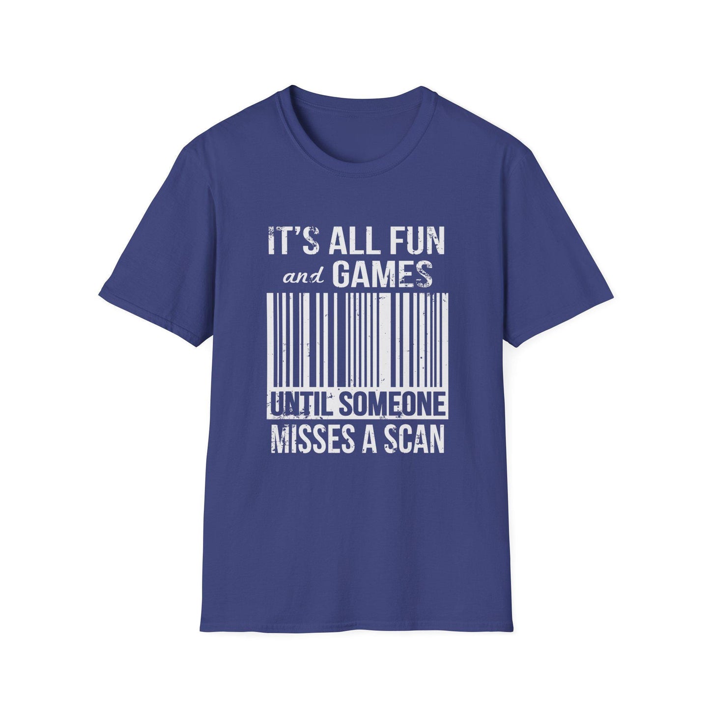 Humorous Mail Carrier Barcode T-Shirt, Fun Apparel for Postal Workers, Perfect Gift for Mail Carriers, Gifts for Friends.