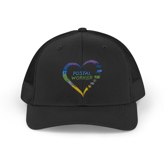 Pride Postal Worker Snapback Cap | Celebrate LGBTQ+ Community | Perfect Gift for Postal Workers, Casual Wear, Outdoor Activities, Festivals,
