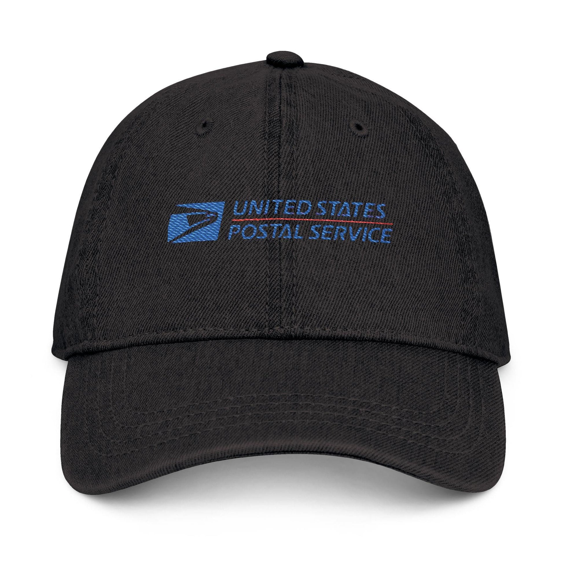 USPS Embroidered Denim Hat, Stylish Cap for Postal Workers, Casual Outfit Accessory, Gift for Delivery Enthusiasts, Adjustable Baseball Hat