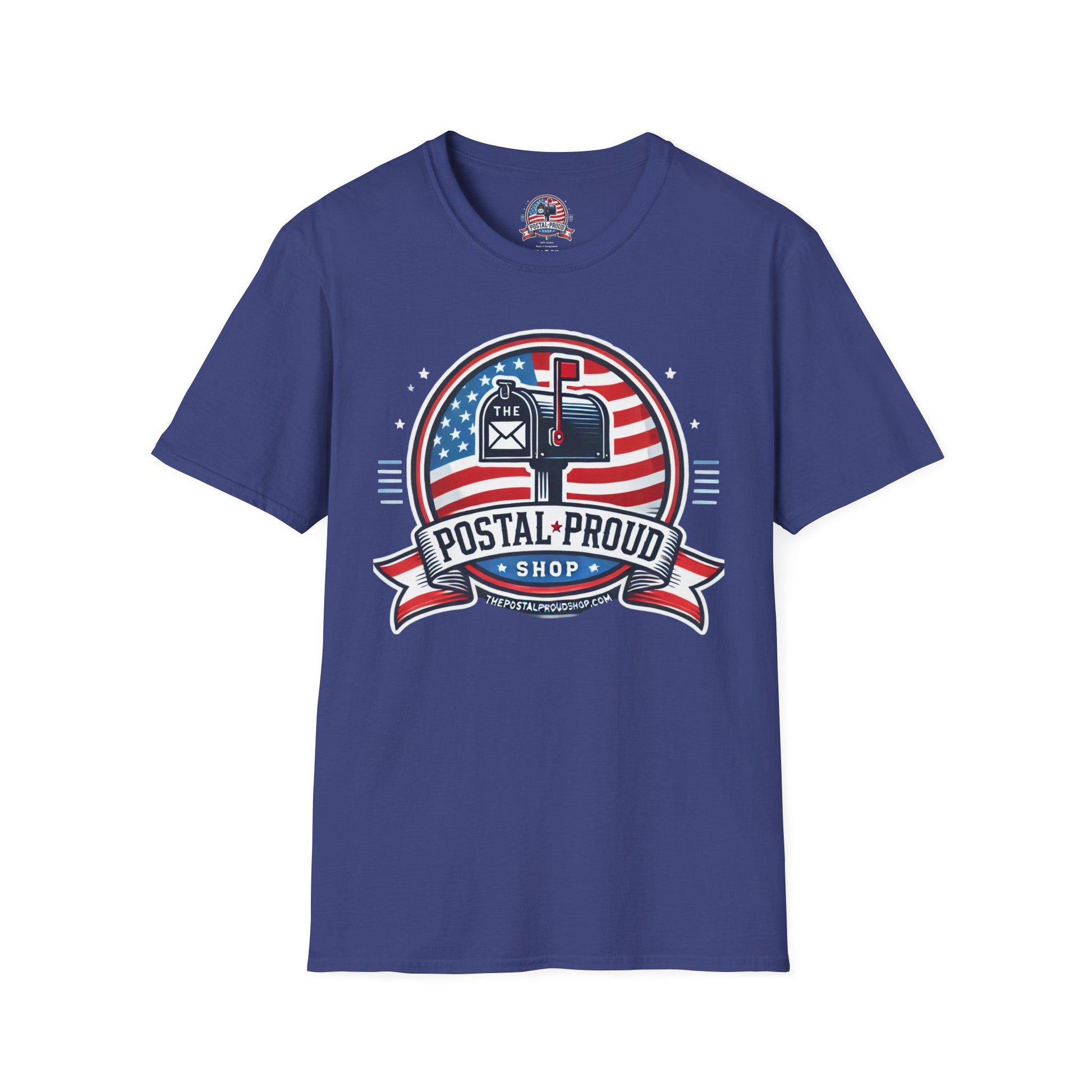 The Postal Proud Shop Unisex T-Shirt, Comfortable Tee for Postal Workers, Postal Worker Gift, Everyday Casual Wear, Americana Tee