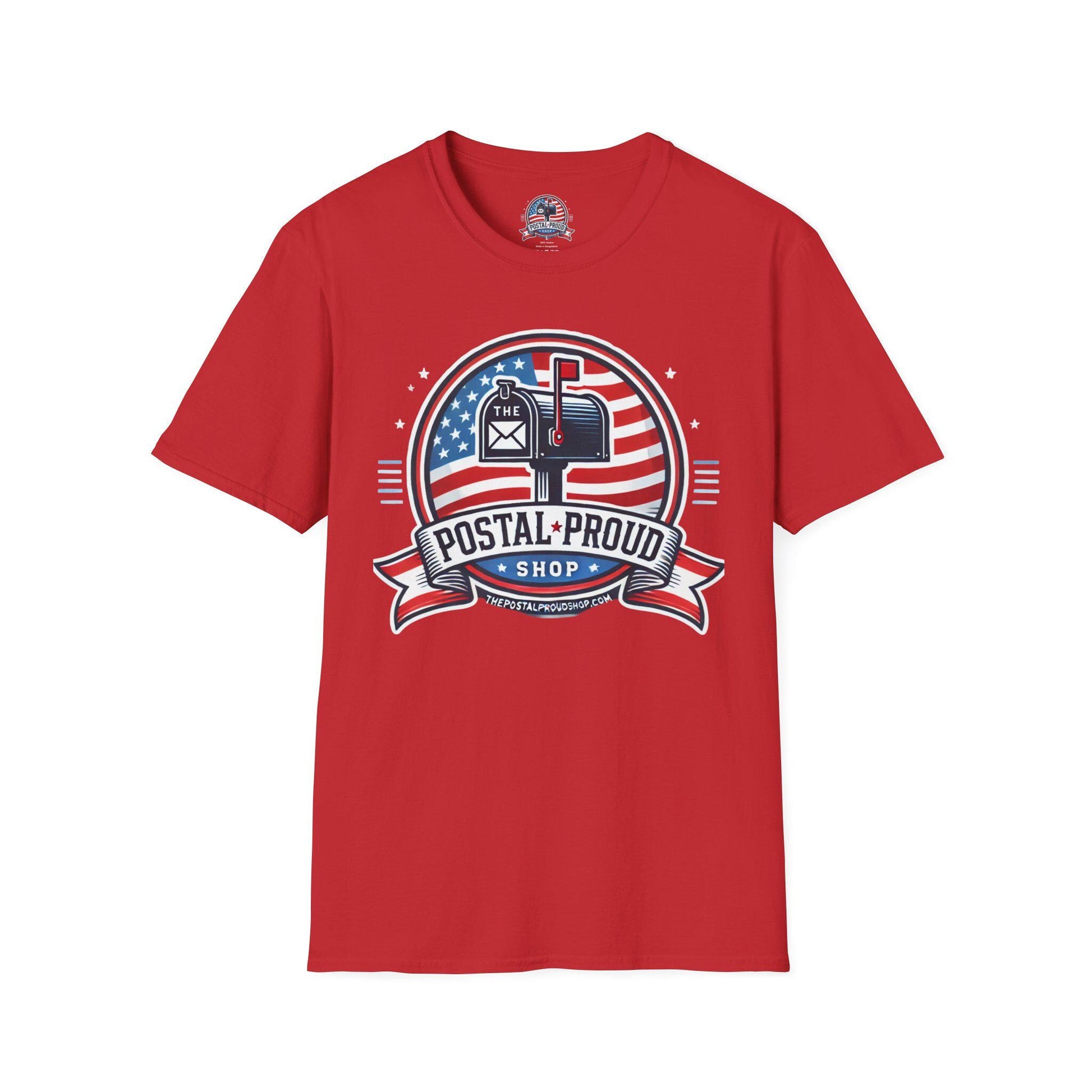 The Postal Proud Shop Unisex T-Shirt, Comfortable Tee for Postal Workers, Postal Worker Gift, Everyday Casual Wear, Americana Tee