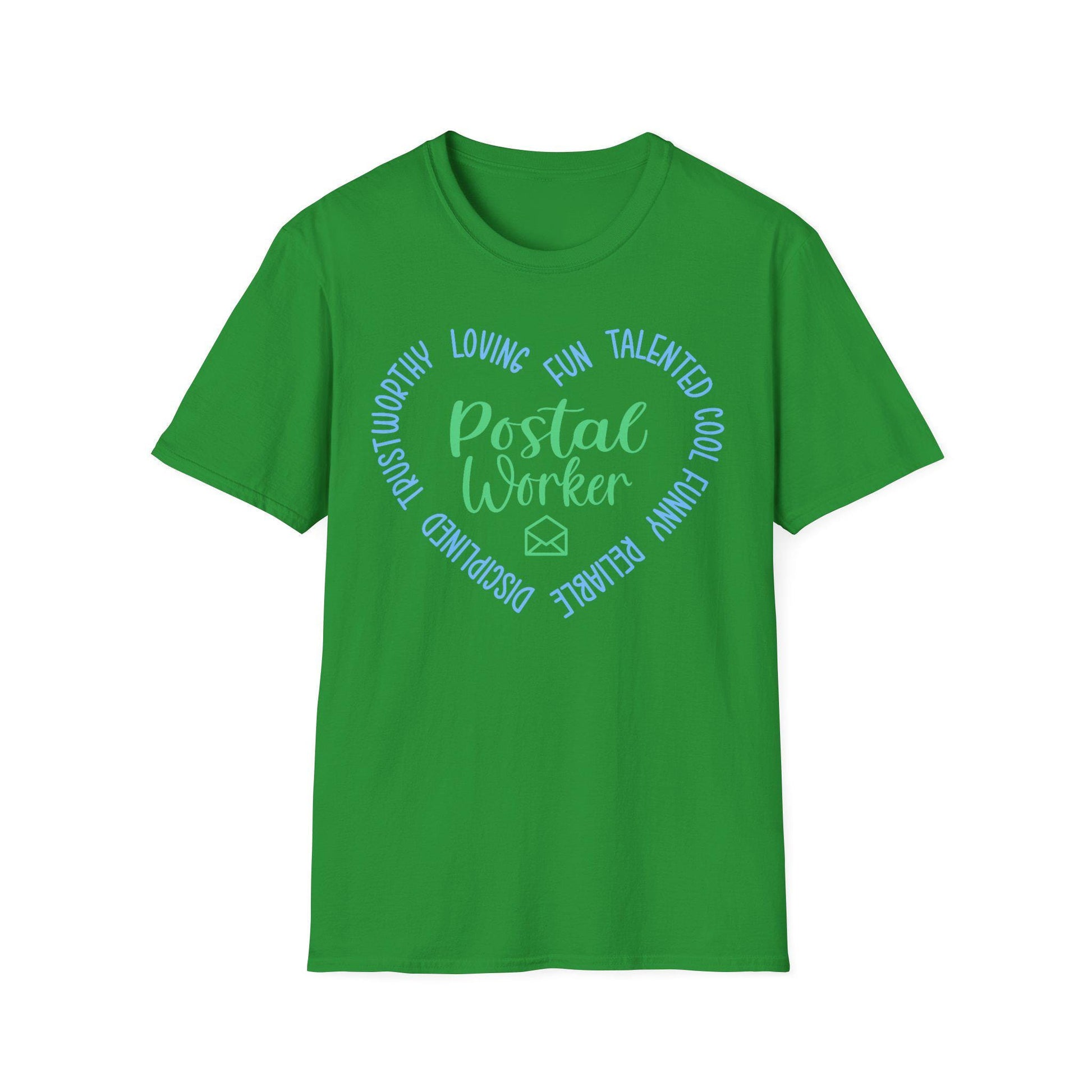 Postal Worker Appreciation T-Shirt, Softstyle Tee for Mail Carriers, Gift for Letter Deliverers, Holiday Apparel, Fun Postal Worker Shirt