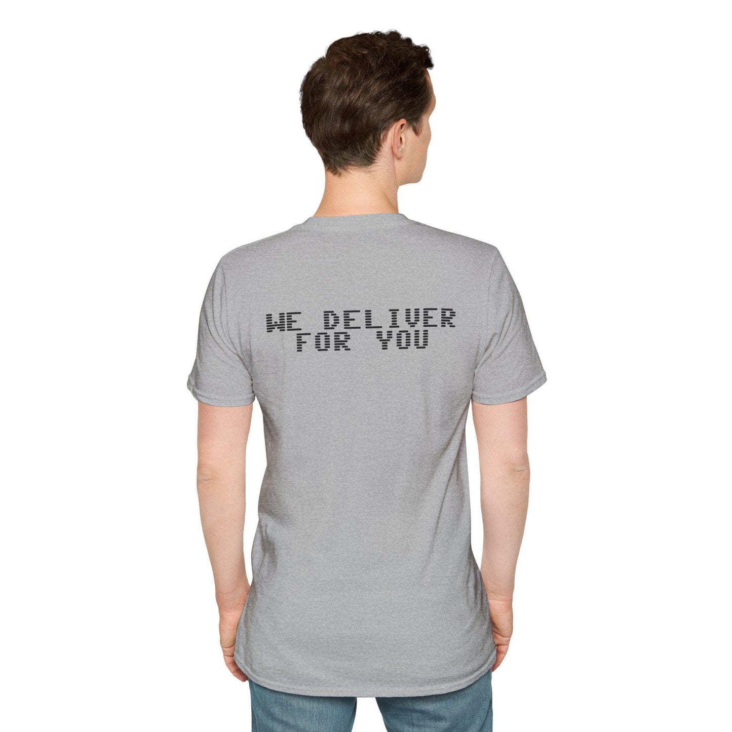 Unisex Softstyle T-Shirt: USPS Delivery Vibe, Perfect for Postal Workers, Funny Gift Idea, Casual Wear, Delivery Days, Holidays