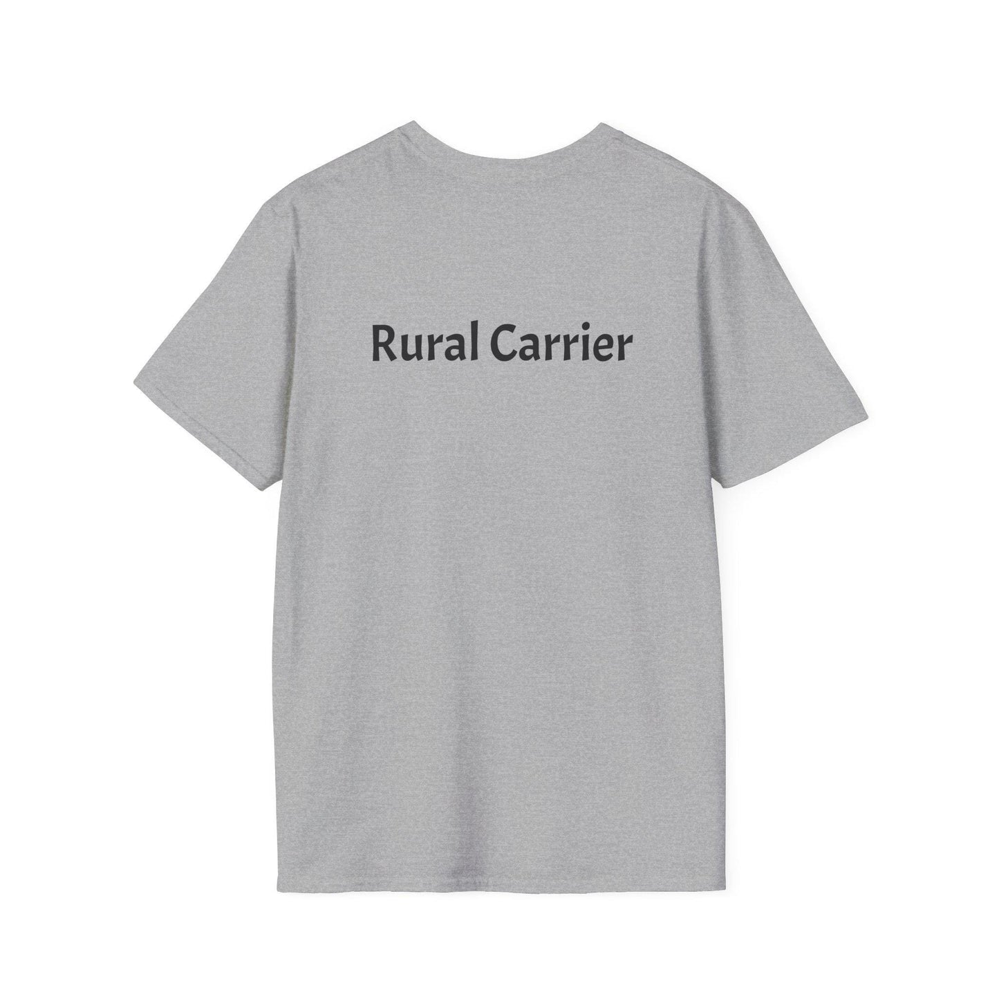 Vintage-Inspired Rural Carrier T-Shirt, Softstyle Tee, Perfect for Postal Workers, Gift for Mail Carriers, Casual Wear, Retro Vibe, Fun