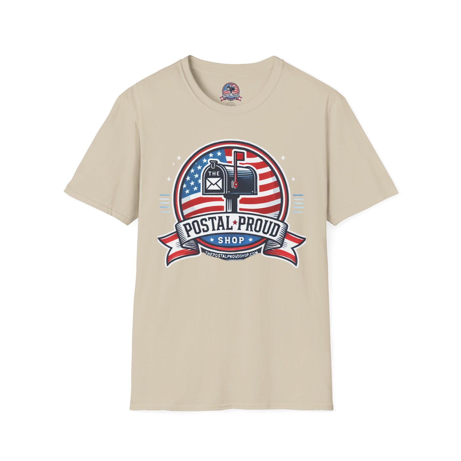 The Postal Proud Shop Unisex T-Shirt, Comfortable Tee for Postal Workers, Postal Worker Gift, Everyday Casual Wear, Americana Tee