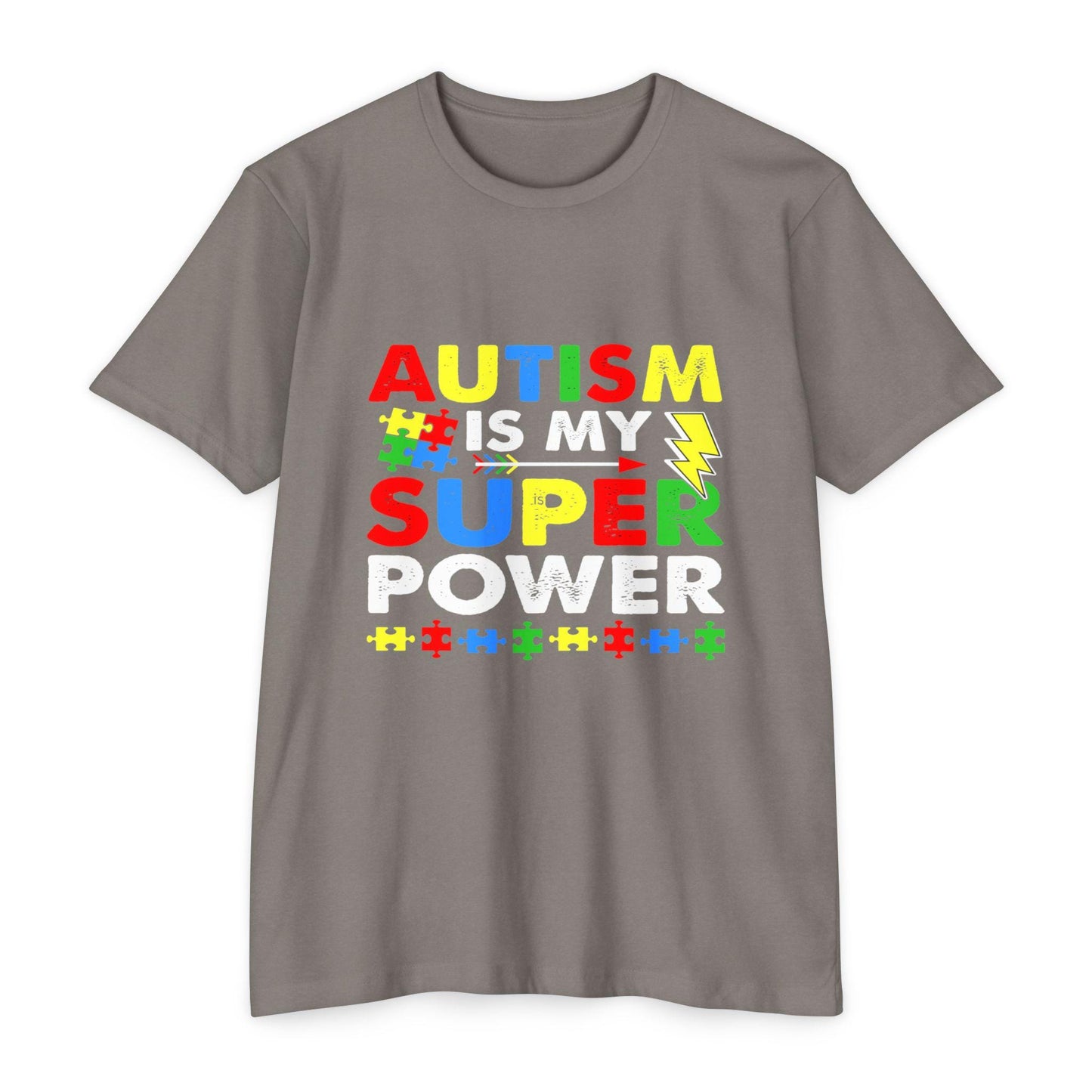 USPS Support Of Autism Awareness Superpower T-shirt, Unisex Jersey Tee for Advocates, Gifts for Special Needs Families, Autism Support